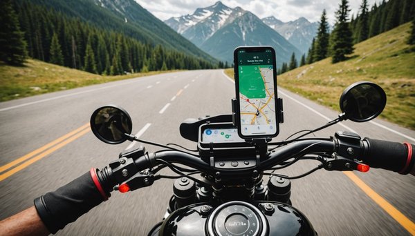 Comment bien choisir l'emplacement de votre support de téléphone sur votre moto ?